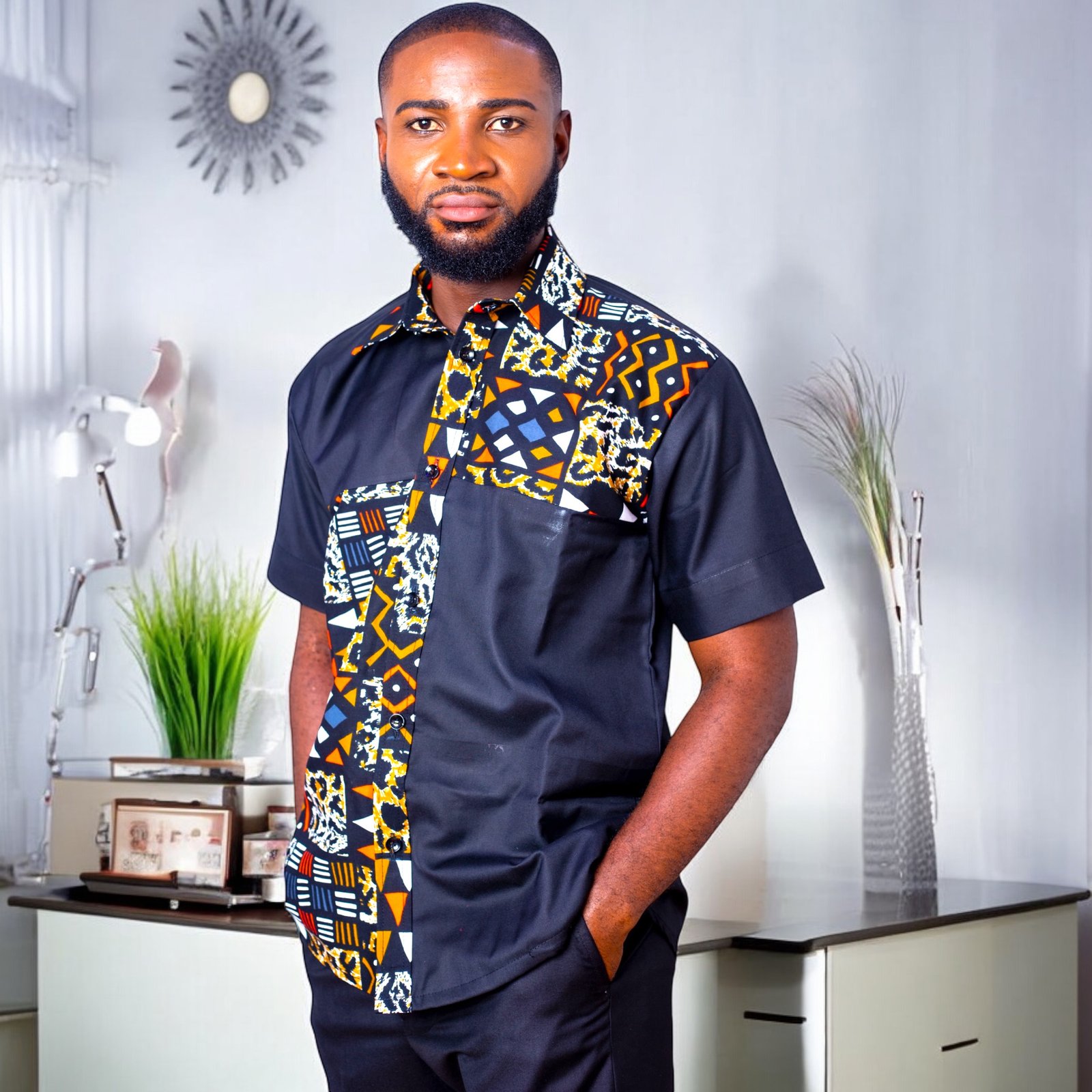 Mandela African Print Shirt