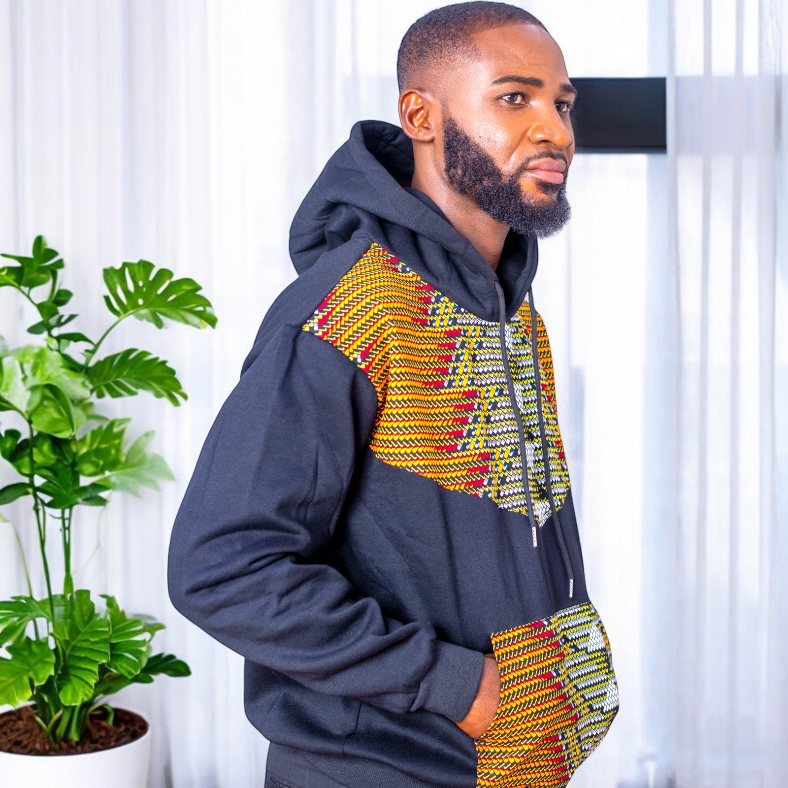 IMG_9129 Eze African Print Hoodie