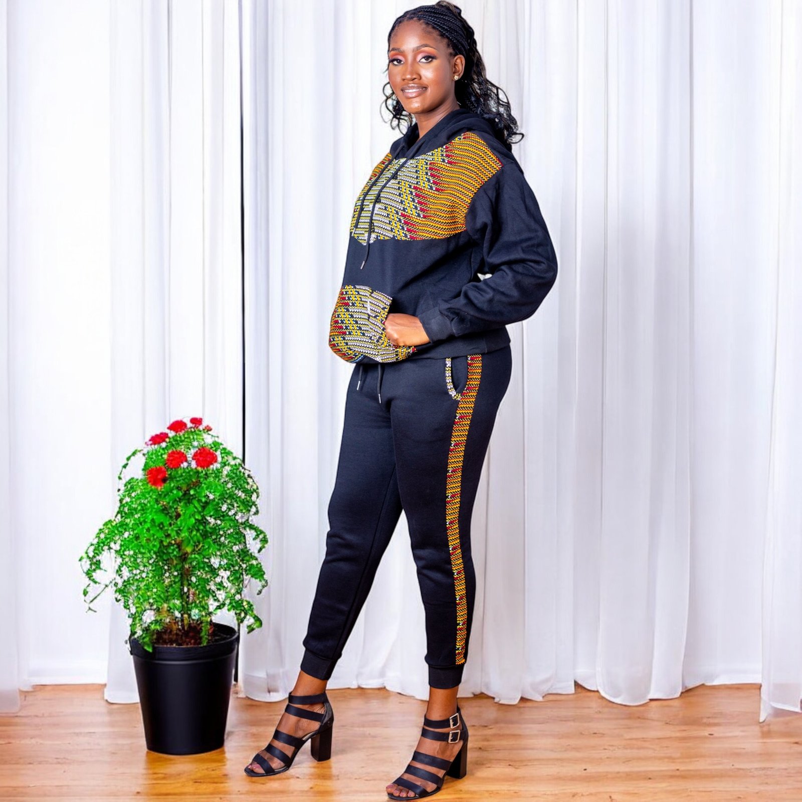 Dromo Women's African Print Tracksuit