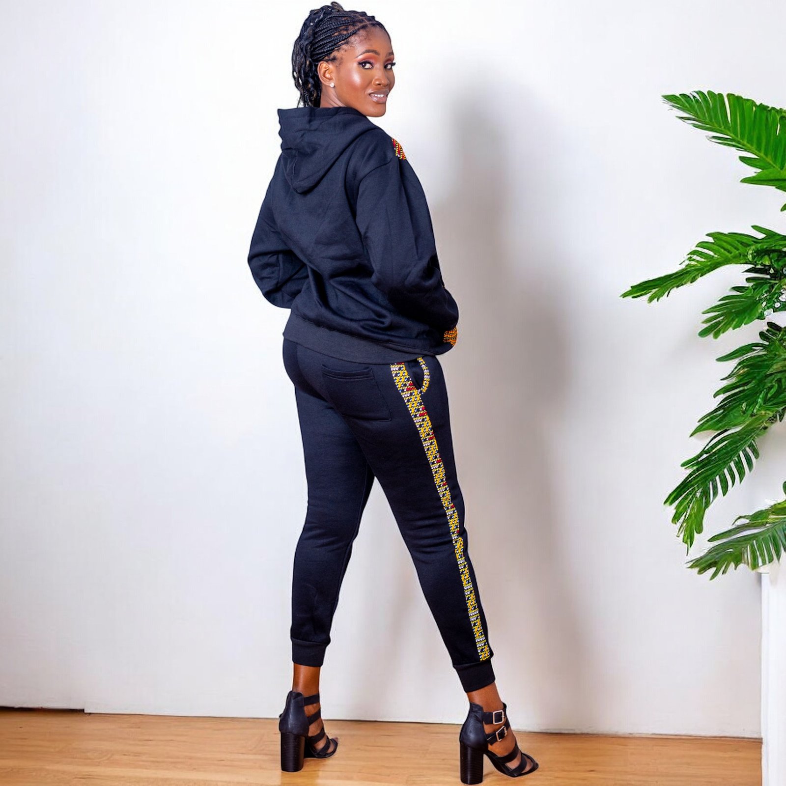 Dromo Women's African Print Tracksuit