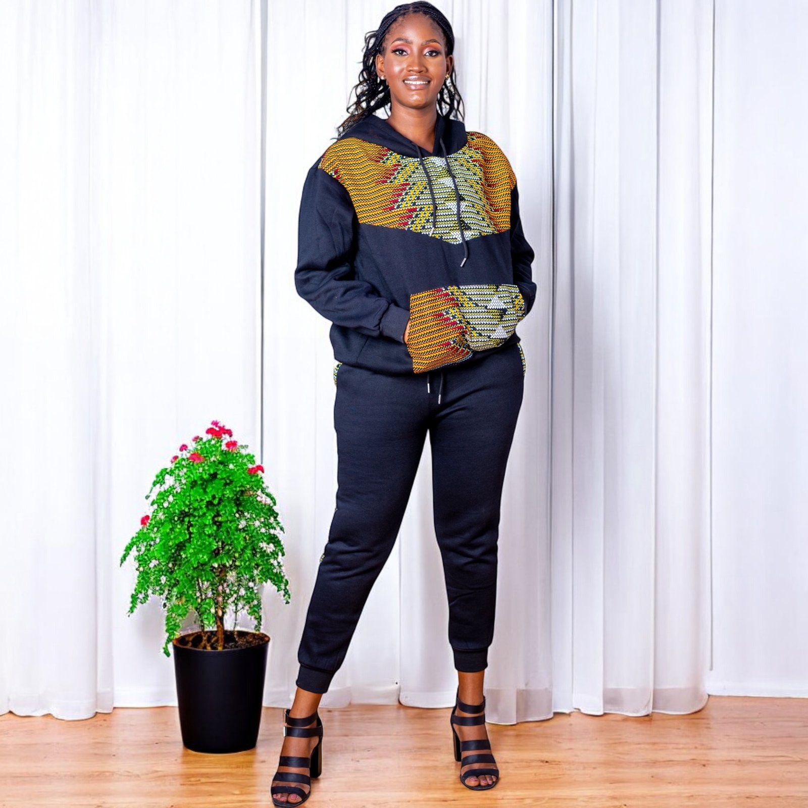 Dromo Women's African Print Tracksuit