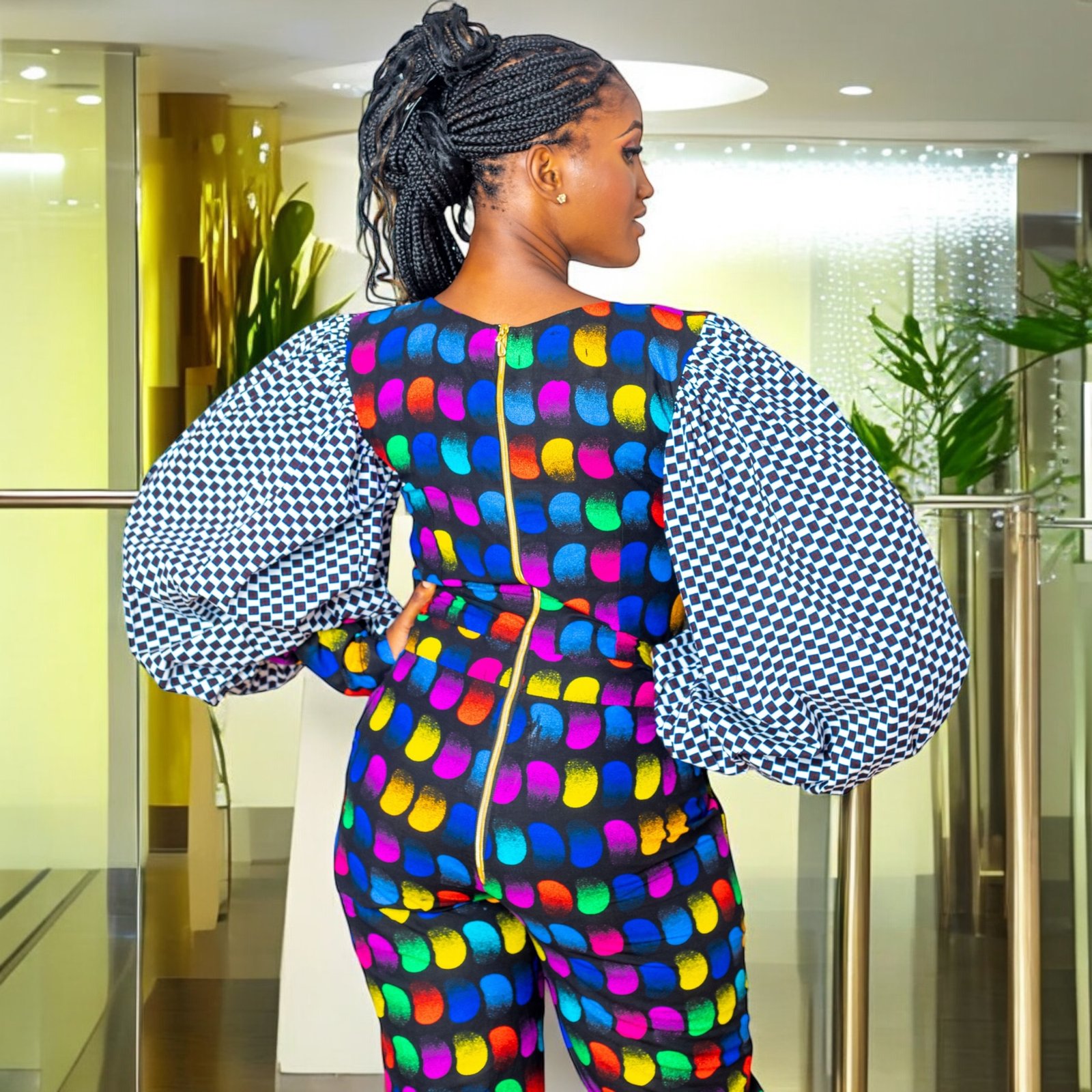 Tari Women' African Print Jumpsuit