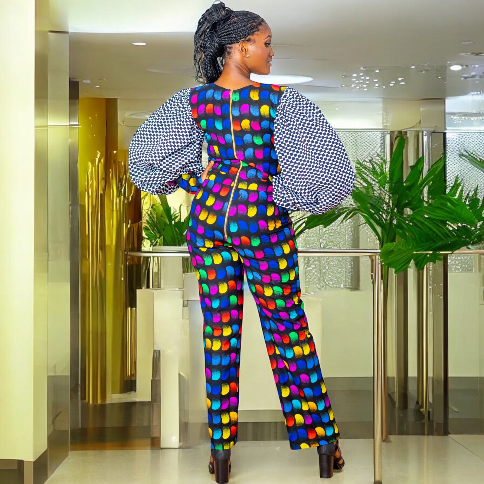 Tari Women' African Print Jumpsuit