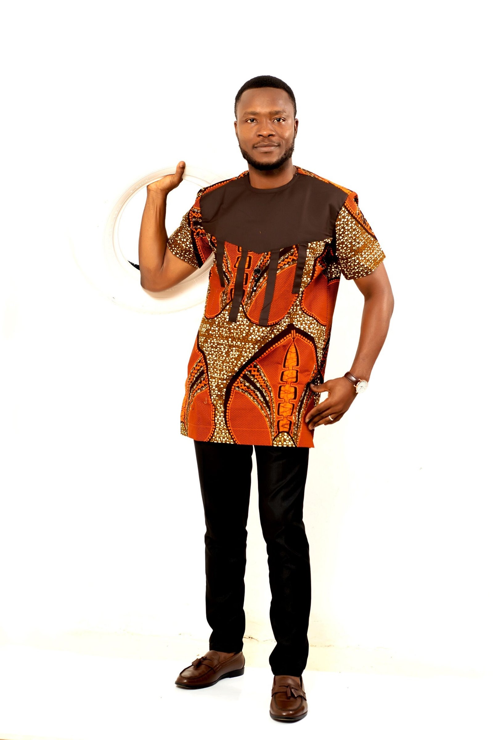 Kwame Men's African Print Tunic