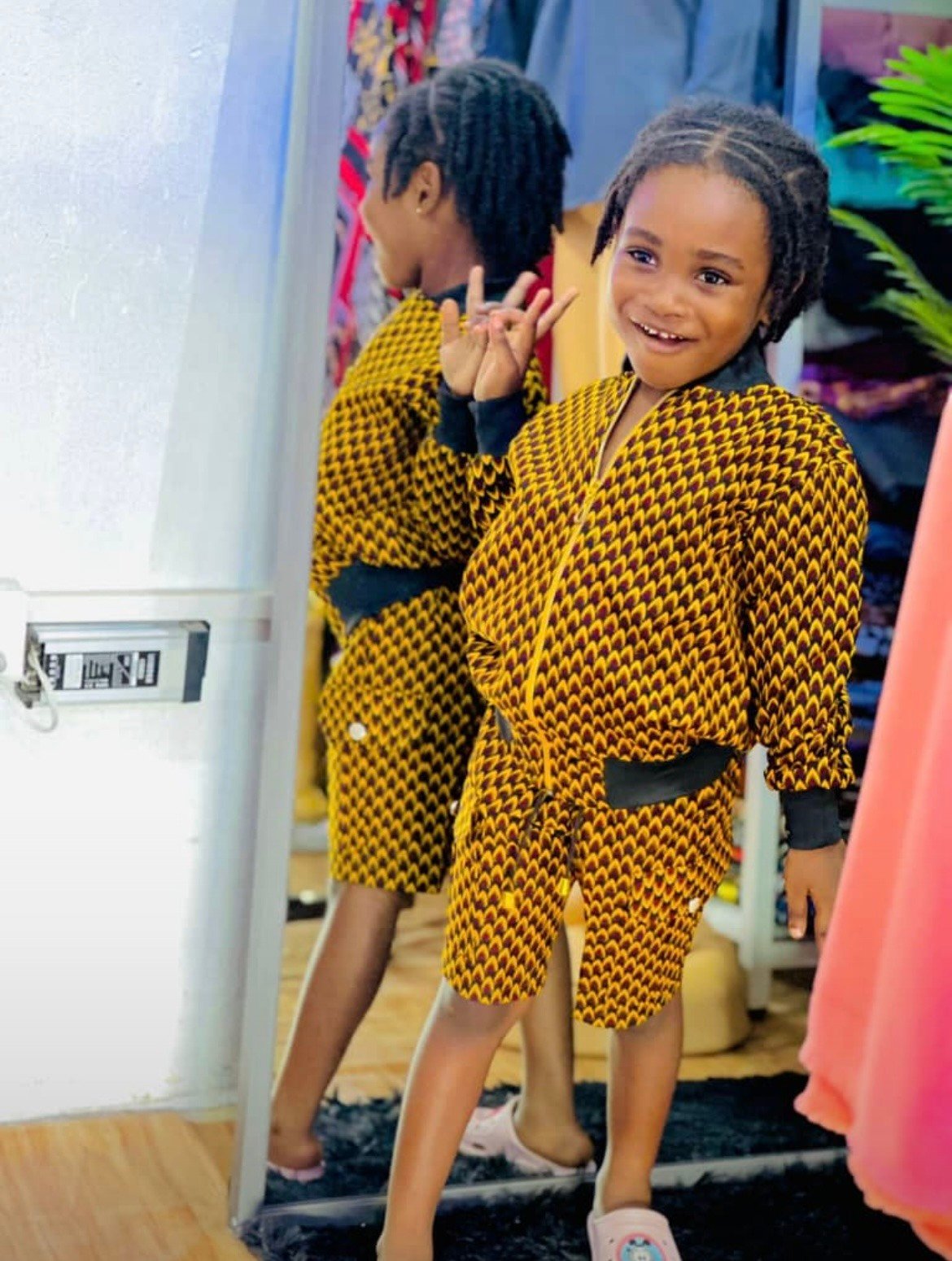 Anabel African Print Kids’ Set