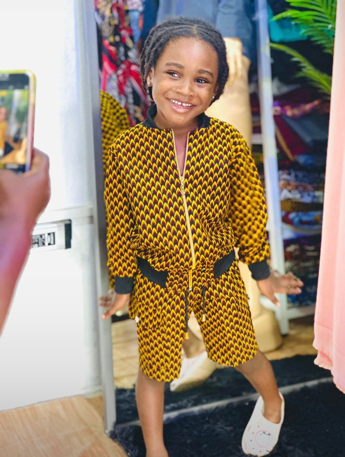 Anabel African Print Kids’ Set