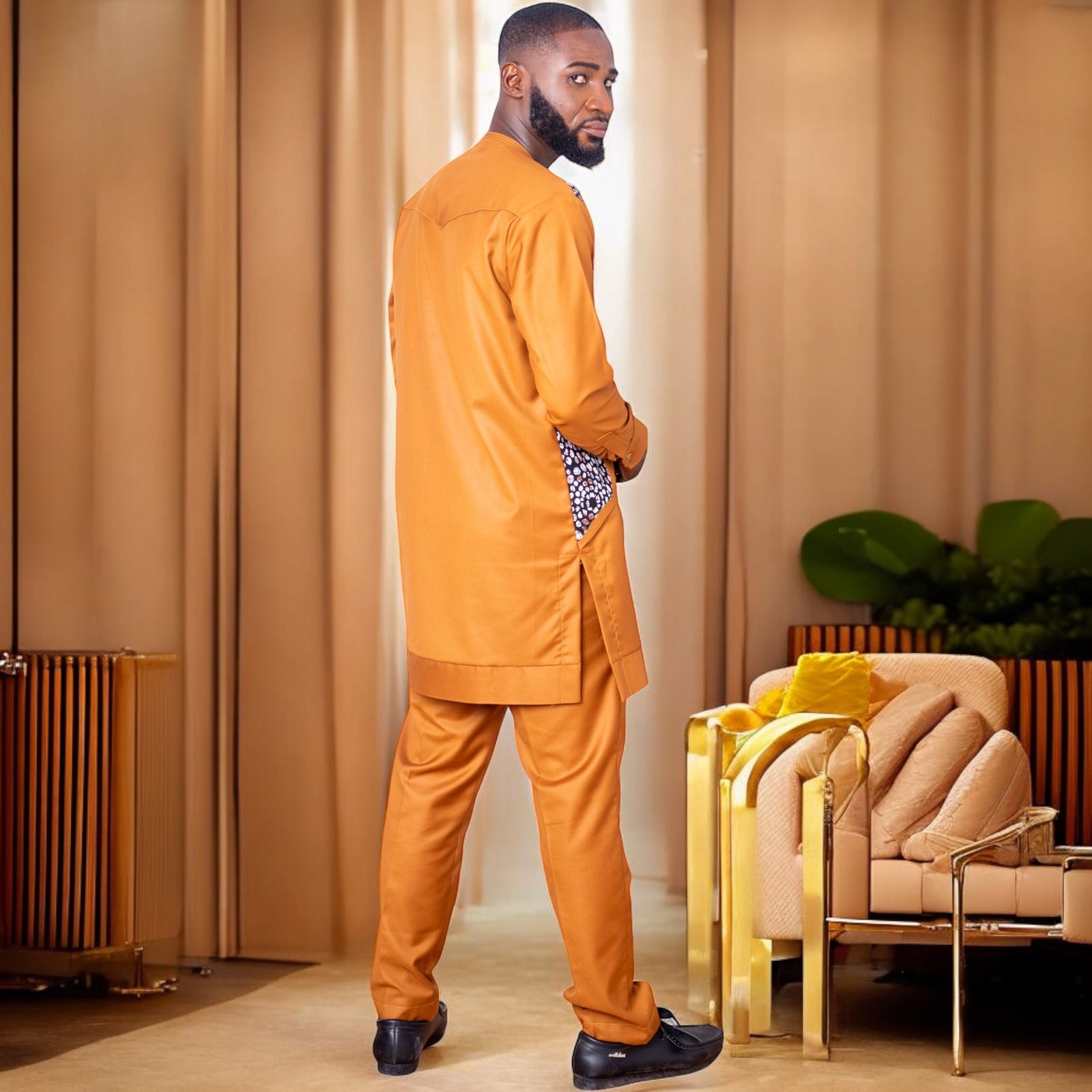 Jojo Men's Two-Piece Kaftan
