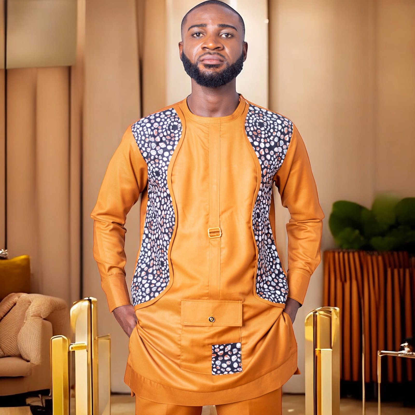 Jojo Men's Two-Piece Kaftan