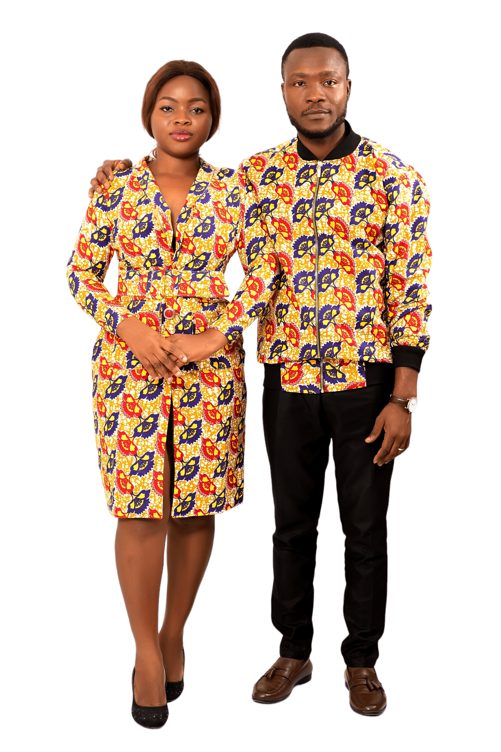 Kofi African Print Bumper Jacket