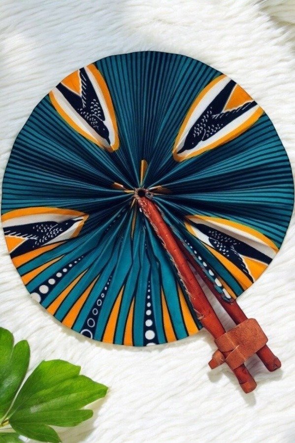 Photoroom_20250227_105701 Soaring Freedom - Bird Motif African Print Fan