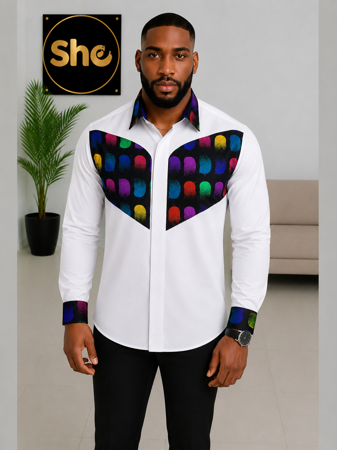 Khamisi Mosaic Men’s Shirt Collection