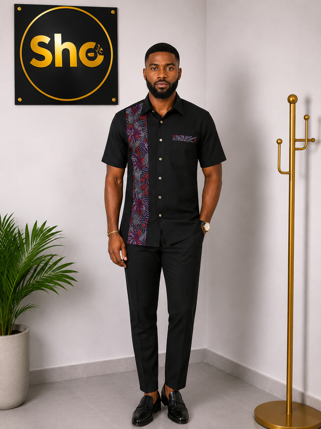 Baraka African Print Men’s Shirt