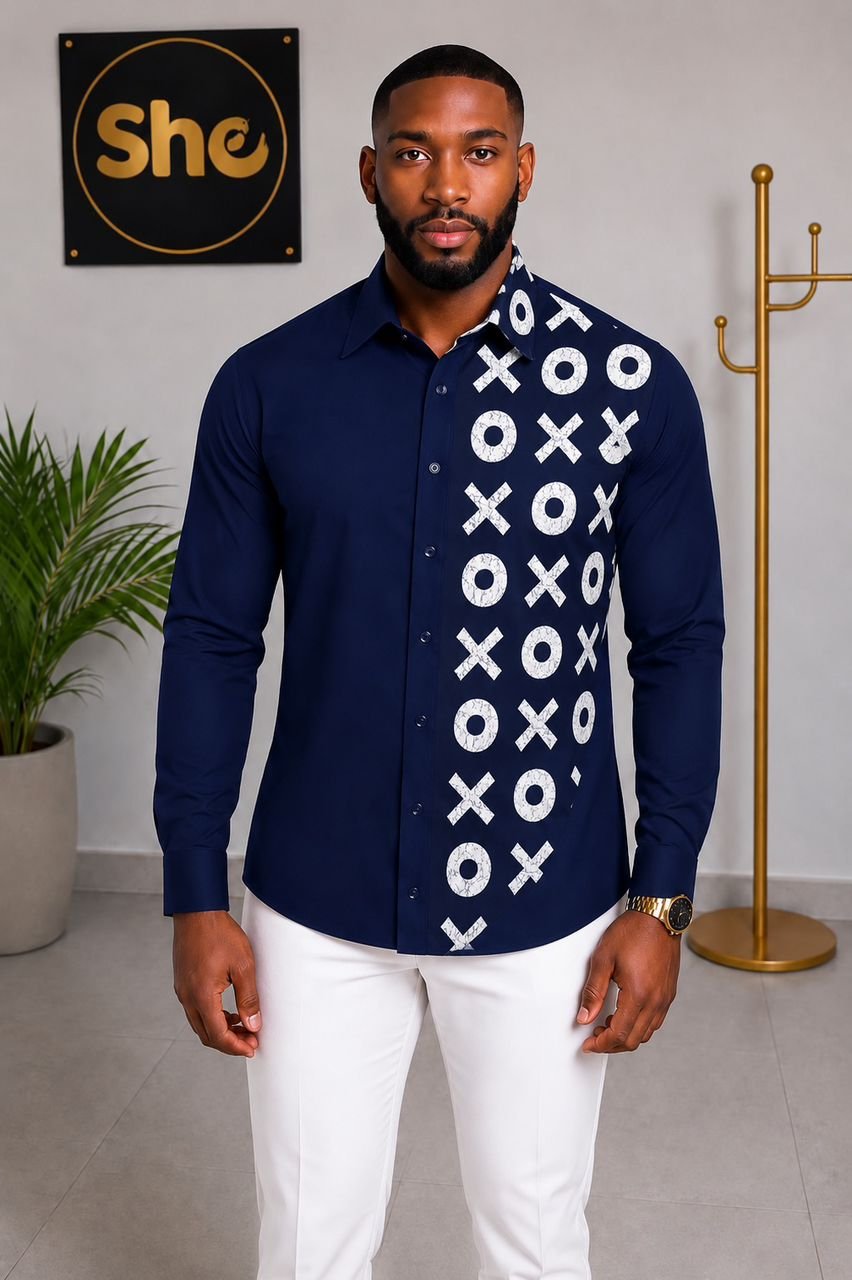 Kofi Diagonal Heritage Men’s Short Sleeve Shirt ‎ Collection
