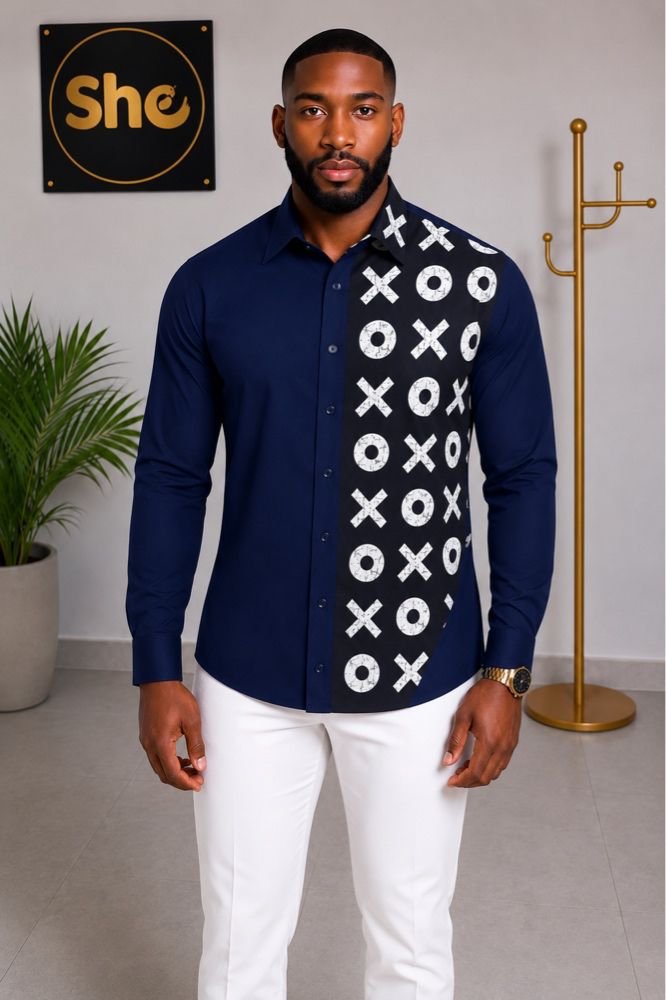 Kofi Diagonal Heritage Men’s Short Sleeve Shirt ‎ Collection