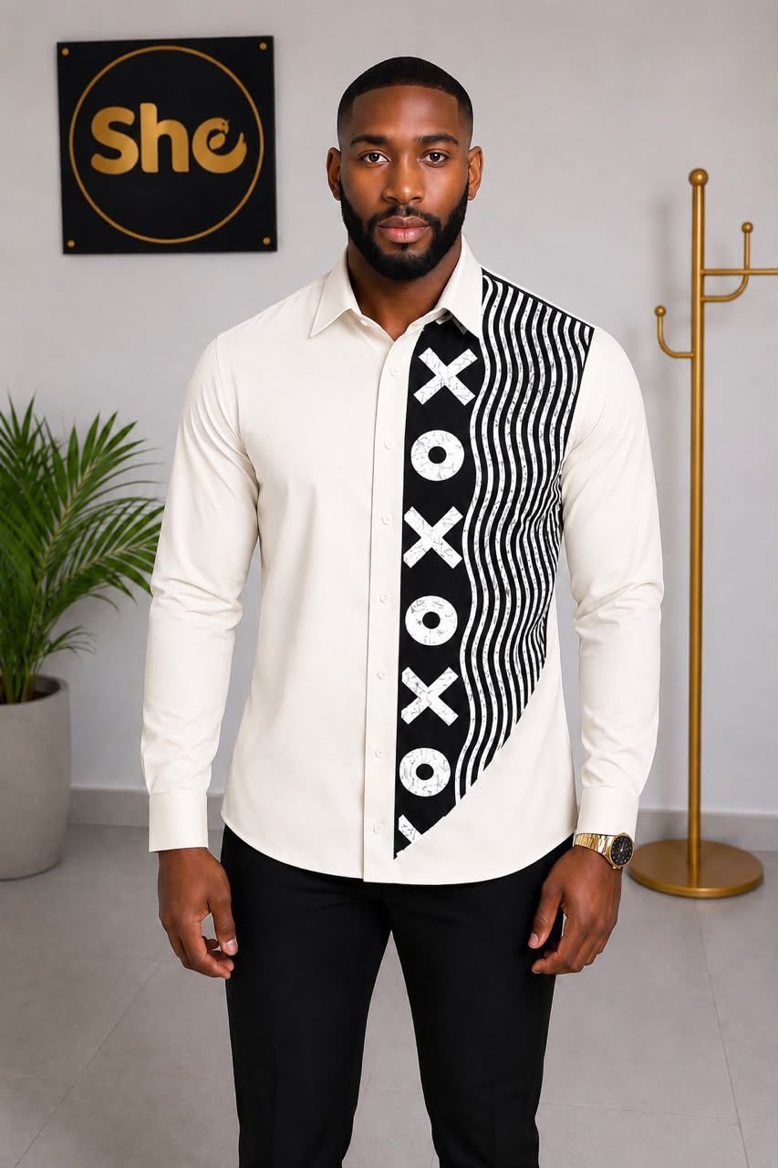Azubuike XO Men’s Long Sleeve Shirt  Collection ‎