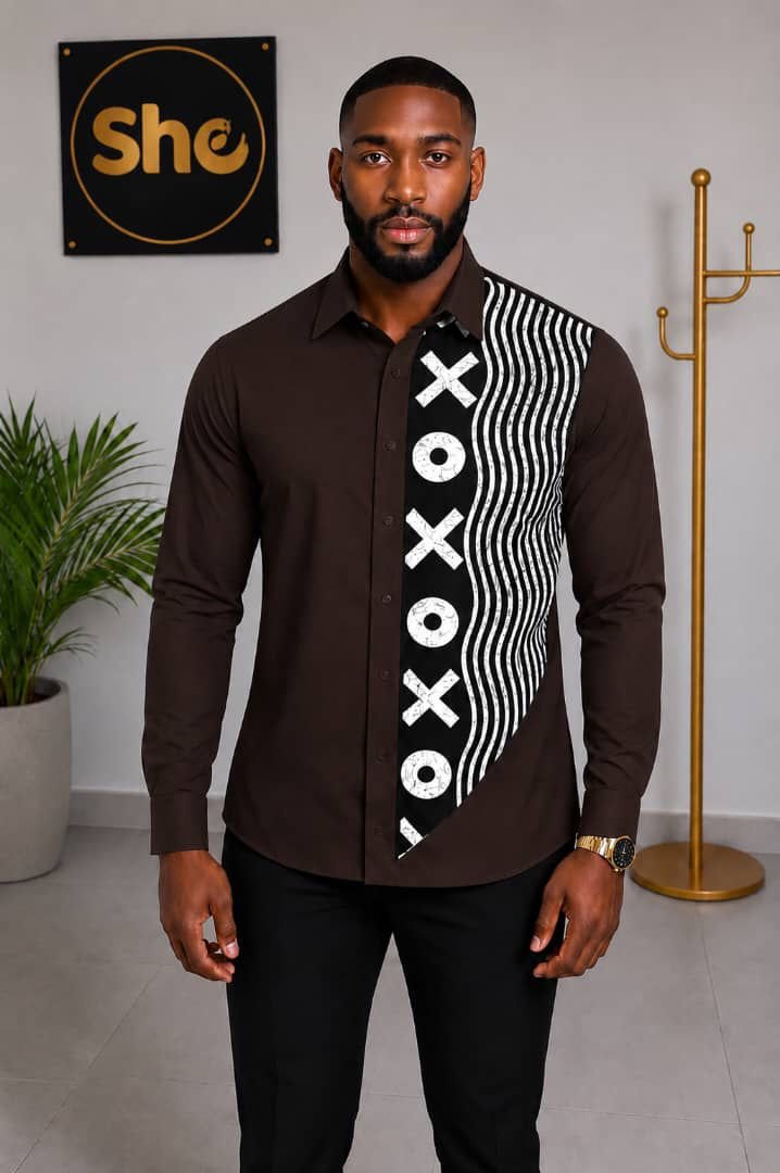 Azubuike XO Men’s Long Sleeve Shirt  Collection ‎