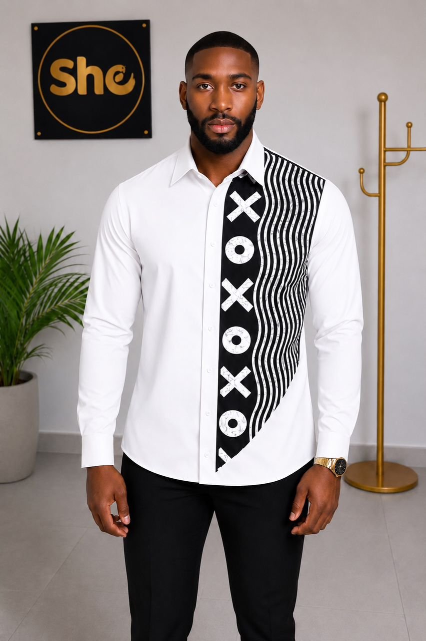Azubuike XO Men’s Long Sleeve Shirt  Collection ‎