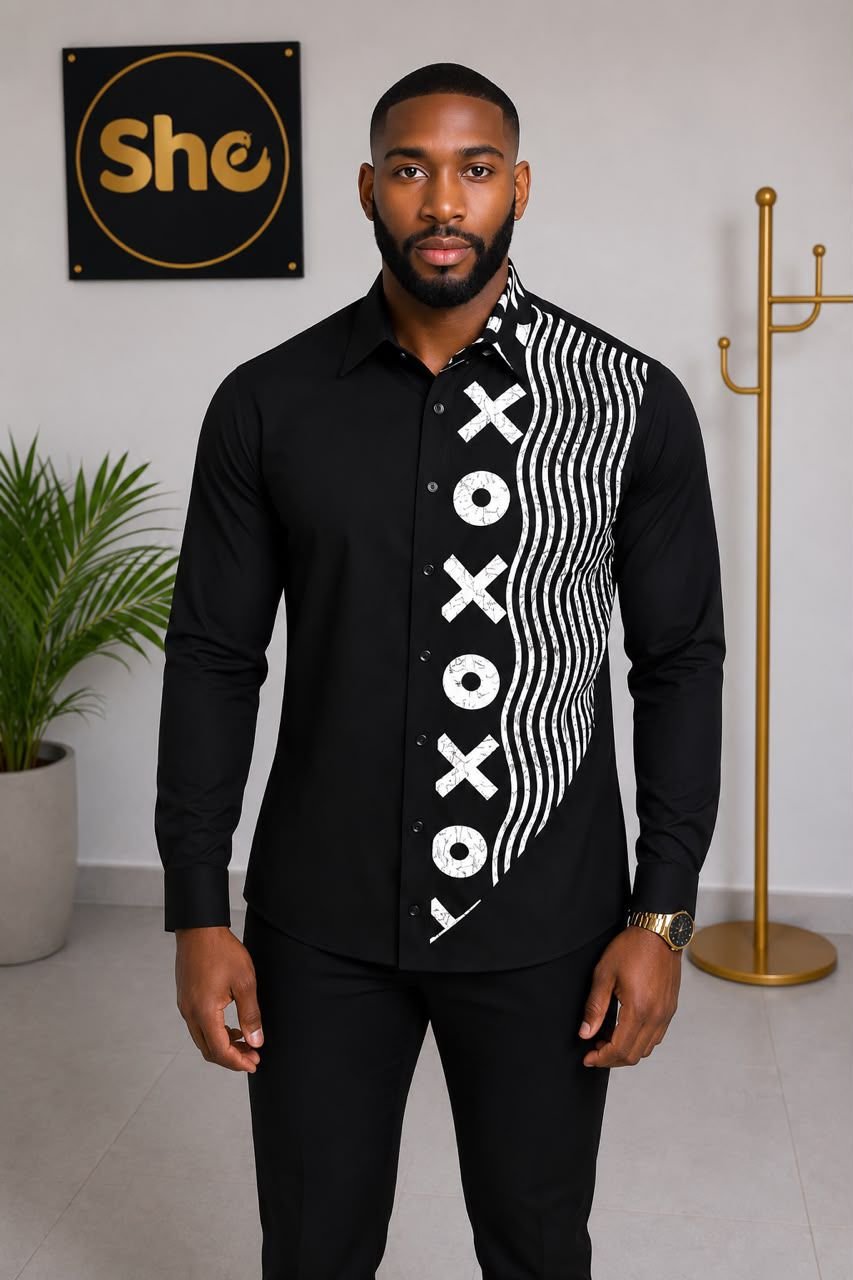 Azubuike XO Men’s Long Sleeve Shirt  Collection ‎
