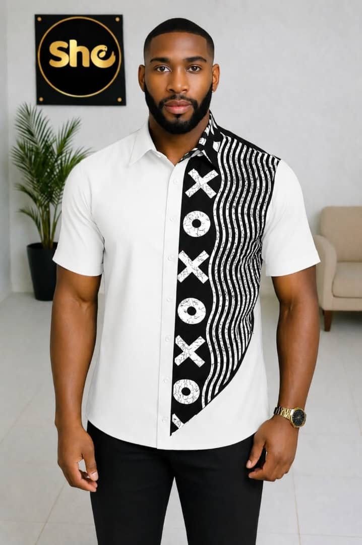 Tendai Heritage Panel Men’s Short Sleeve Shirt  Collection ‎