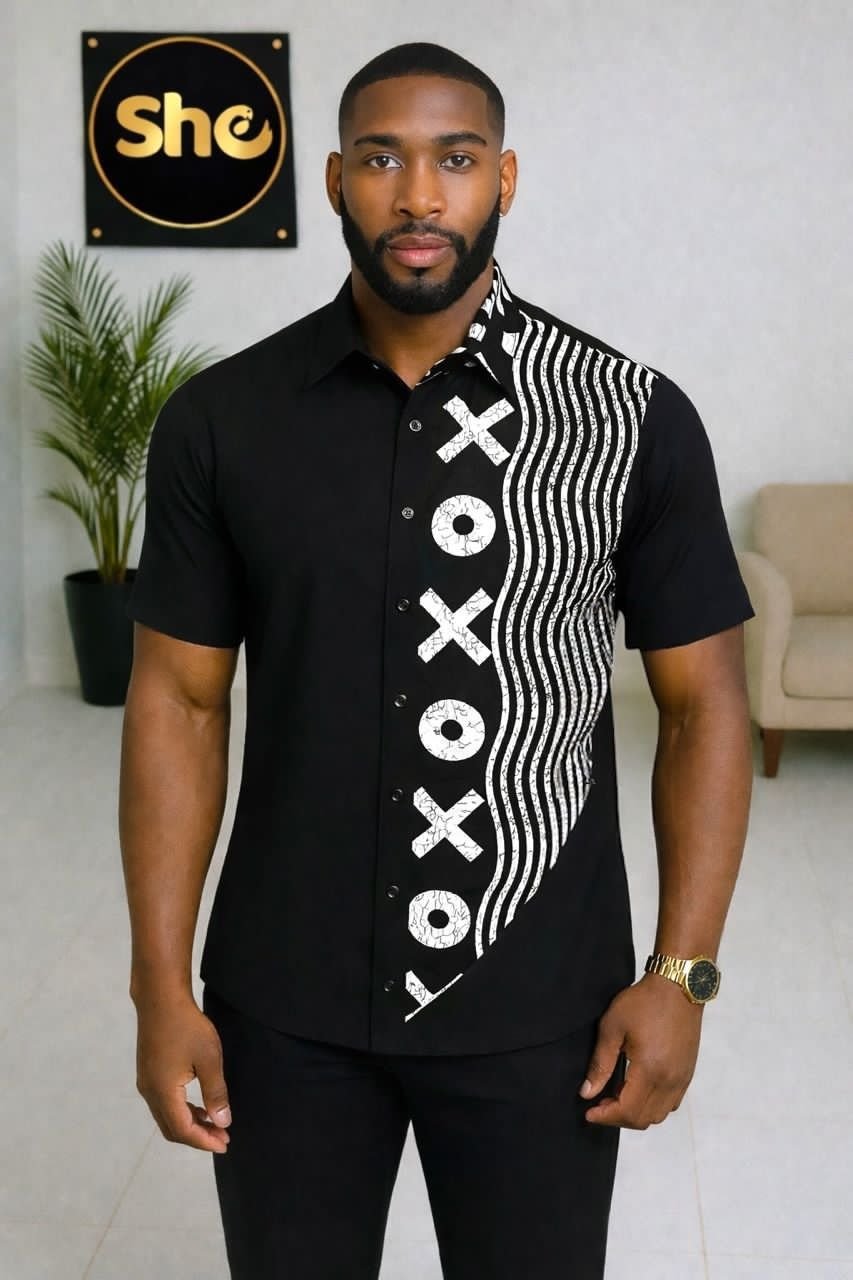 Tendai Heritage Panel Men’s Short Sleeve Shirt  Collection ‎