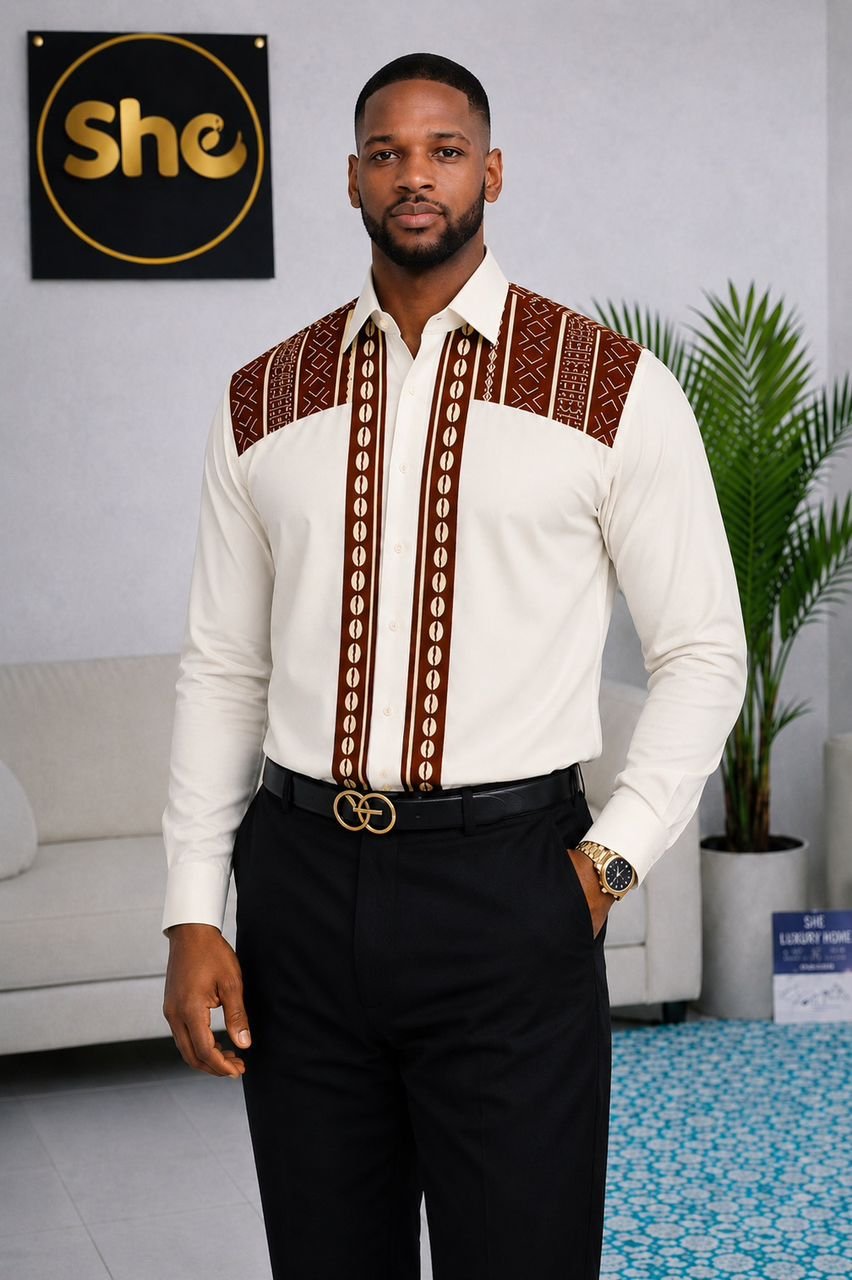 Jabari Executive Heritage Men’s Long Sleeve Shirt Collection ‎
