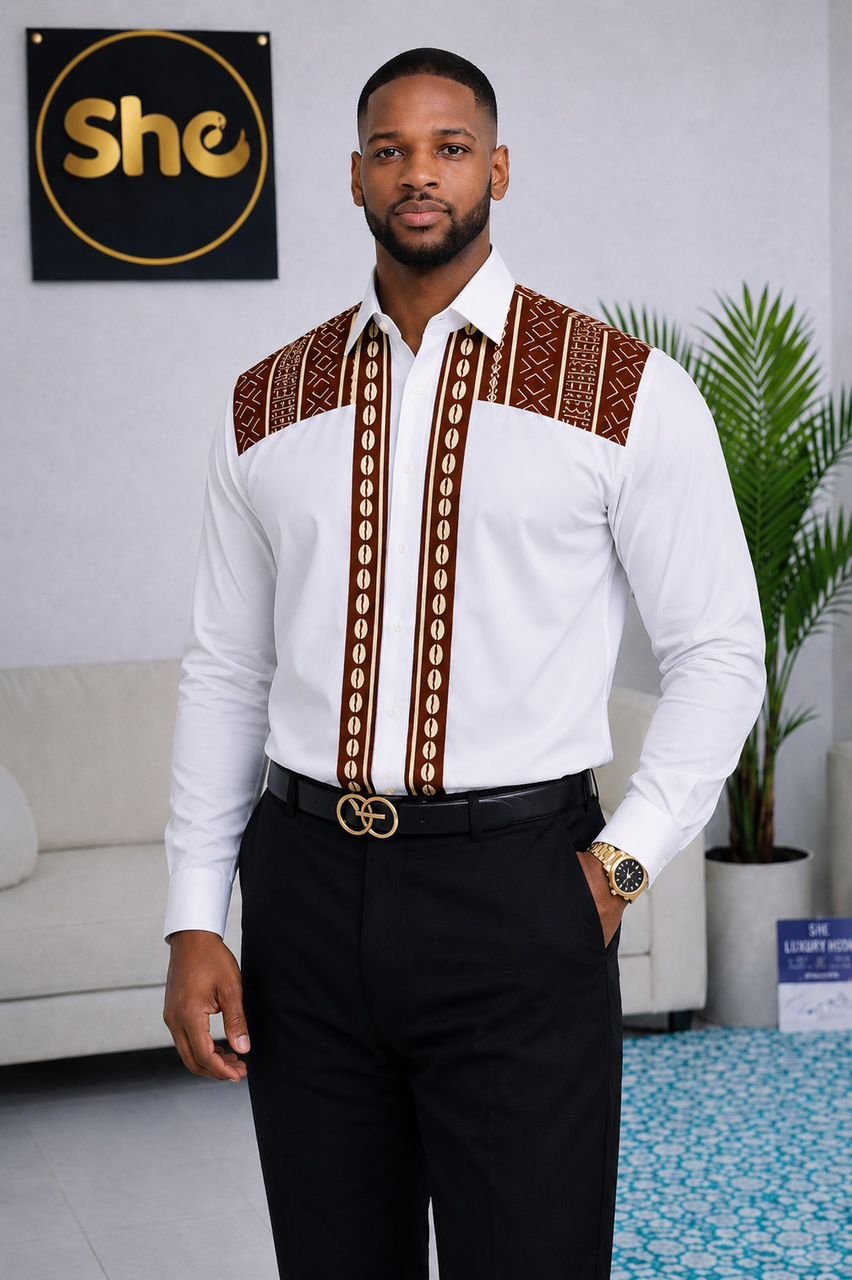 Jabari Executive Heritage Men’s Long Sleeve Shirt Collection ‎